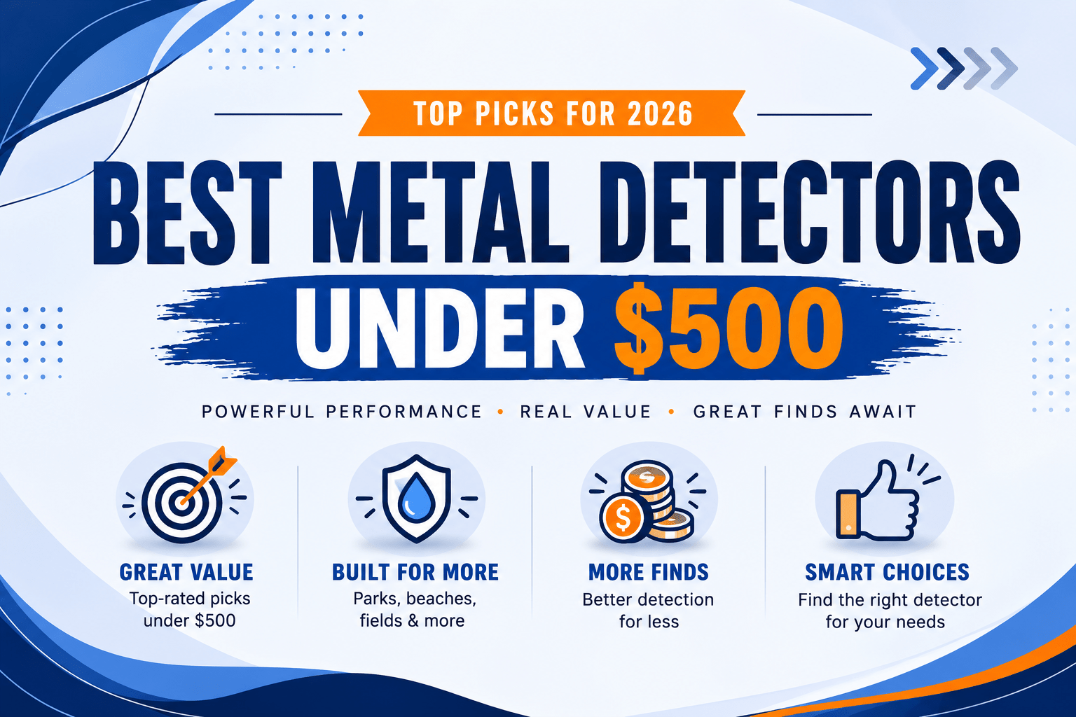 Best Metal Detectors Under $500: Top Picks for 2026 - Metal Detecting Shop