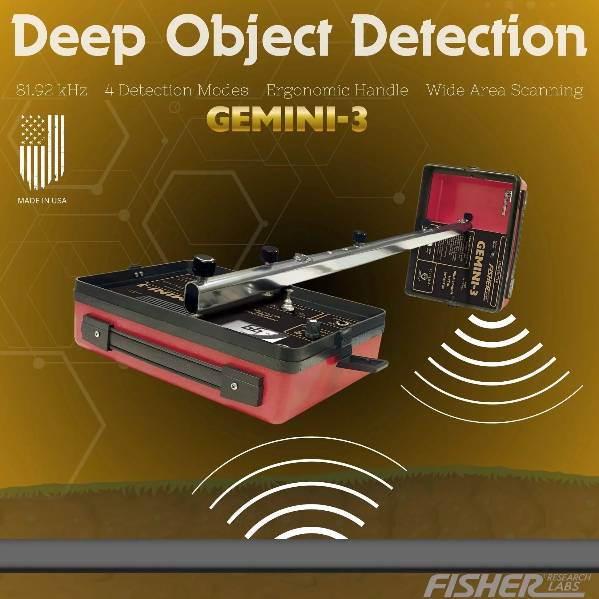 Fihser Gemini 3 - Two Box Metal Detector