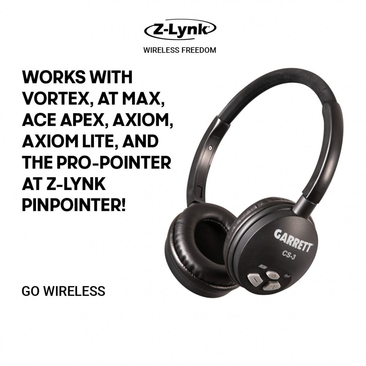 Garrett CS - 3 Z - Lynk Wireless Headphones