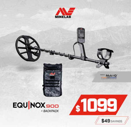 Minelab Equinox 900 with Backpack