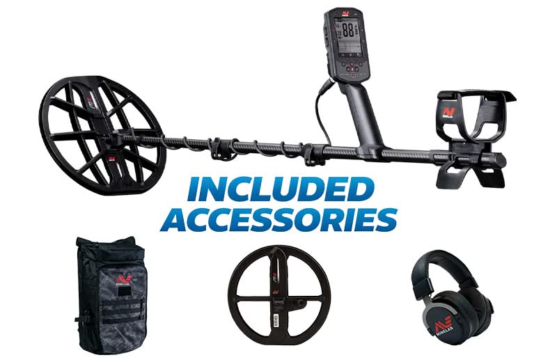 Minelab Manticore with Backpack and M9 Coil