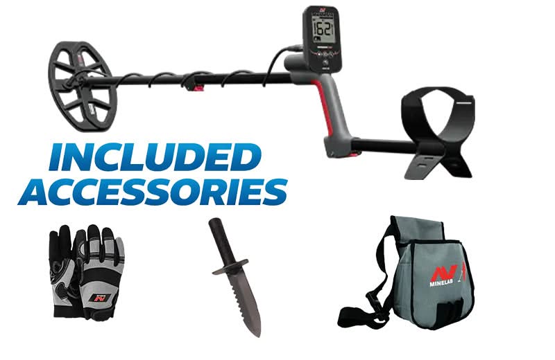 Minelab Vanquish 360 Metal Detector with Adventure Pack