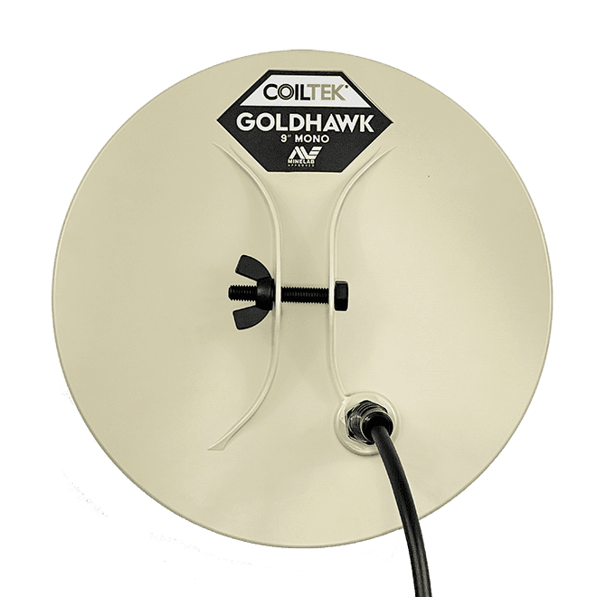 Coiltek 9″ GOLDHAWK MONO Search Coil for Minelab GPX 6000