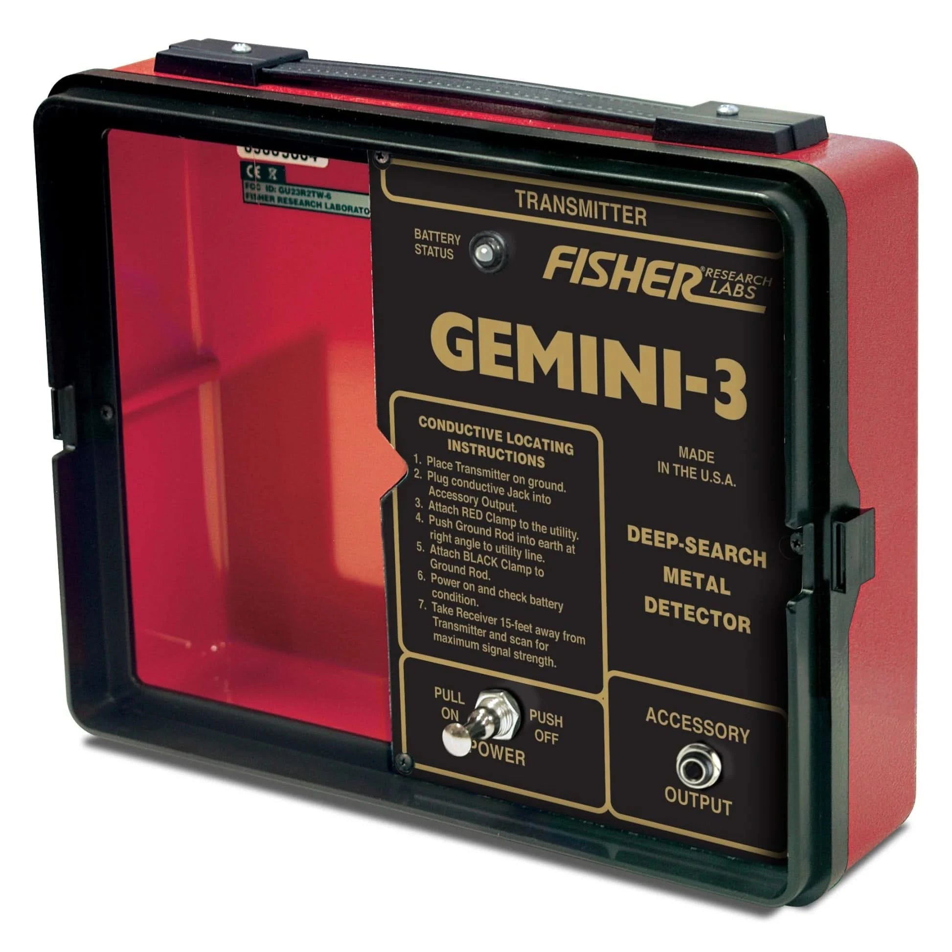 Fihser Gemini 3 - Two Box Metal Detector