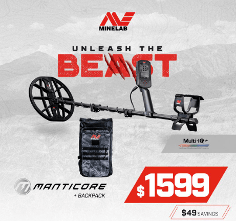 Minelab Manticore with Backpack