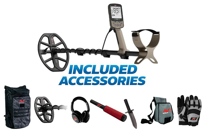 Minelab X - Terra Elite - Expedition Edition - 2 coils + Headphones - Adventure Kit, BackPack, and Pro - Find 40